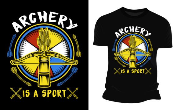 Archery is a Sport: The Ultimate Vector Graphic for Dynamic Designs