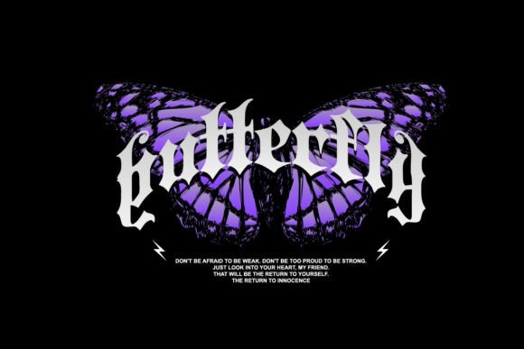 Butterfly Graphic Tee Streetwear Design: Urban Art for Your Brand