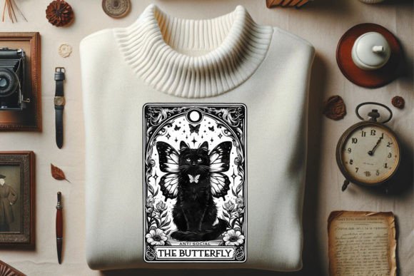 Butterfly Tarot Graphic: Elevate Your Craft Projects