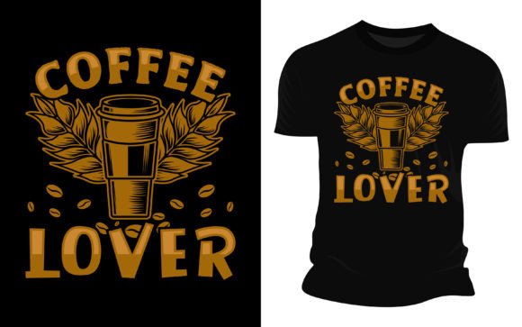 Coffee Lover Vector Graphic: A Design Asset for Every Mug and More