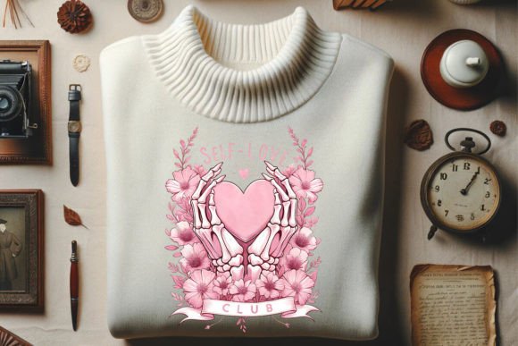 Heart & Flowers Graphic: Crafting Warmth in Your Designs