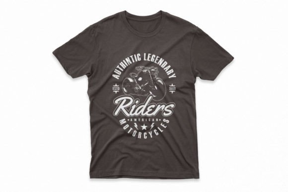 Motorcycle T-Shirt Design Vector Graphic: A Bold Creative Asset
