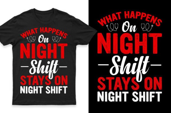 Night Shift Graphic T-shirt Design: After-Hours Appeal