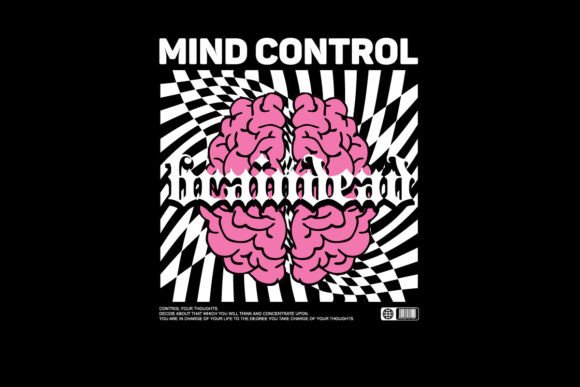 Unleash Urban Style with Mind Control Graphic Tee Design