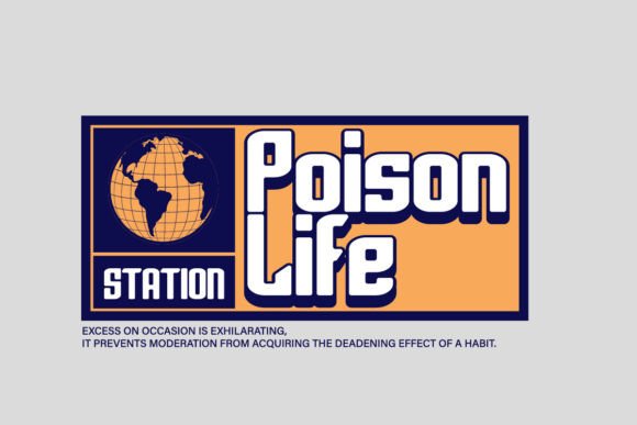 Urban Edge: Leveraging the Poison Life Graphic Tee Design