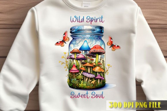 Wild Spirit Mushroom Jar Graphic: A Creative's Guide
